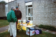 July 1996 School Summer Fayre. Mick Sterling and Mike Camidge.