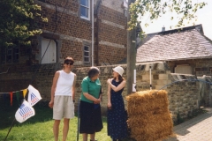 May 1998 School PTA sponsored cycle ride. Sara Kerswell, Kay Davies and Michelle Harbor.