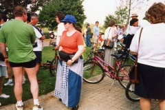 May 1998 School PTA sponsored cycle ride. Louise Pharish.