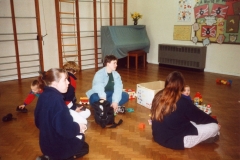 24 March 1999 Viewing the music centre. This is a memorial to Martin Norton.