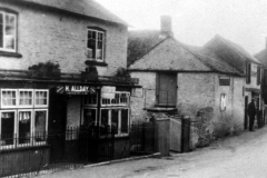 c1930 Allday's shop, 34 North Street and Three Horseshoes.