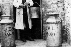 1920s ? Tom Hopes at Church Farm (then known as Goffe's farm).
