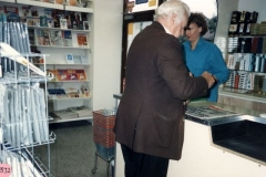 October 1988 Karen Webb and Ted Harper.