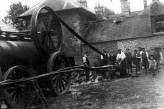Early 1900s. Work on Westcote Barton Rectory.