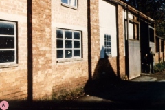 1960 Mr. Castle by his workshop also used by his father and grandfather. Now 22-28 Enstone Road.