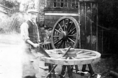 c. 1900 William Baker in workshop. 45 South Street.