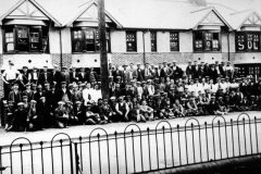 1930s Building work at Cowley. Many men travelled to Oxford from the Bartons to do this sort of work. This was only part of the work force.