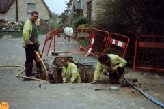 1997 Laying water pipes. The Dock.