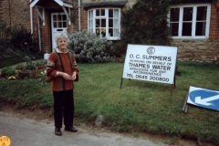 1997 Laying water pipes. 40 South Street. Jenny Harrington.