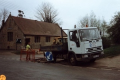 1997 Laying water pipes. Alice Marshall Hall.