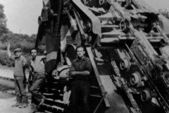1952 Installing sewerage.