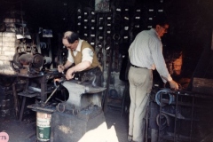 1986 Frank Gascoigne and son Ron.
