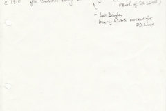 Undated - jottings on Mill Lane / North Street occupants and South Street bakery history by Audrey Martin.