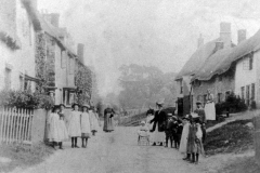 c.1905 school or Sunday school groups. Lettie Hawkins in the pushchair.