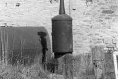 Old petrol pump at the junction of South Street and Mill Lane.