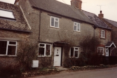 March 1989 South Street. Survey by pupils of Middle Barton school.