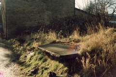 Ruins north of the chapel.