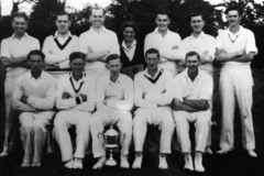 1950s Back: Jim Moulder, Ralph Mitten, Derrick Jarvis, Betty Moulder (Hughes). John Brooks, Ron Gascoigne. Front: Jack Sharp, Glyn Cox, Bill Gascoigne, George Hughes and Jack Cox.