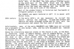 Steeple Barton Church history - 2.