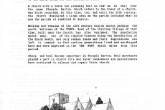 Steeple Barton Church history - 1.