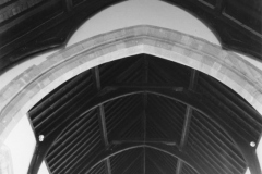 September 1988 The roof of the south aisle (JM).