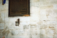 June 1988 Steeple Barton Church belfry.