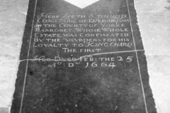 1664 memorial of Sir Phillip Constable.