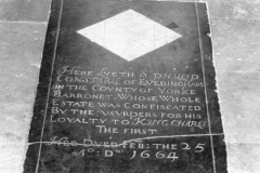 1664 memorial of Sir Phillip Constable.