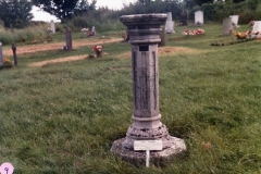 Steeple Barton Churchyard sundial.