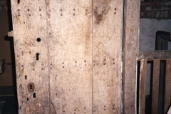 1990 Woodman's Cottage - Attic door.