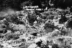 Barton Abbey rockeries.