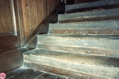 1986 Barton Abbey, old staircase.