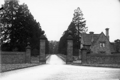 1920s/1930s Barton Abbey Lodge. Built 1924 on the road between Hopcroft's Holt and Middle Barton.