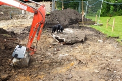 2014. Rediscovered Well at Village Farmhouse, Church Lane.