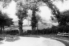 c. 1920s 1930s Bicester road looking east towards the Turnpike.