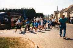 7 May V.E. Day Parade. Entry to Playing Fields.