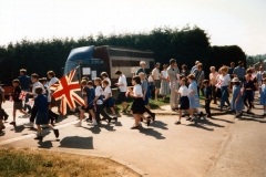 7 May V.E. Day Parade. Entry to Playing Fields.