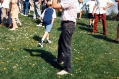 7 May V.E. Day commemoration. Tony Meadowcroft.