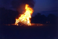 8 May V.E. Day Bonfire.