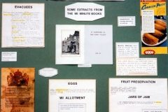 May 1995 Bartons History Group WW II display boards.