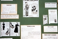 May 1995 Bartons History Group WW II display boards.