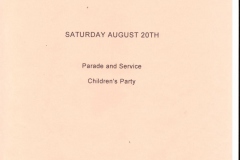 VJ Day. Saturday August 20th.