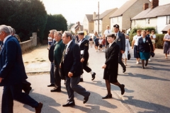 20 August 1995 V.J. Day Parade, Service and Children's party.