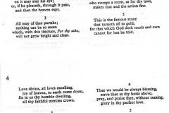 20 August 1995 V.J. Day Service Hymn sheet.