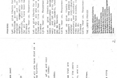 20 August 1995 V.J. Day Service sheet.