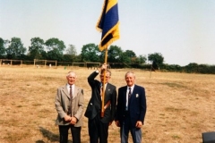 20 August 1995 V.J. Royal British Legion. Three brothers: Stanley, Horace and Nigel Wood.