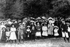 1909 Flower Show at the Rectory, Westcote Barton.