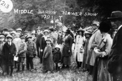 1921 Middle Barton Flower Show.