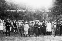 1922 Middle Barton Flower Show.