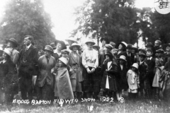 1922 Middle Barton Flower Show.